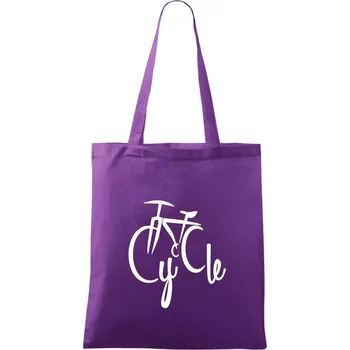 Cycle kolo - Taška bavlněná - 42 x 38 cm ( Fialová )