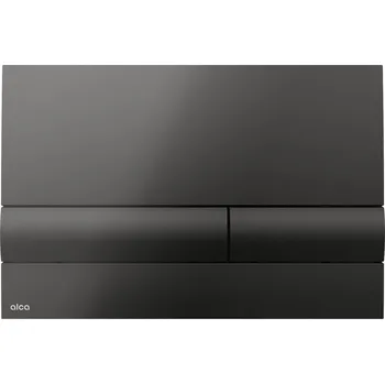 Splachovací tlačítko Ovládací tlačítko Alcadrain (Alcaplast) pro předstěnové instalační systémy, černá-lesk M1718