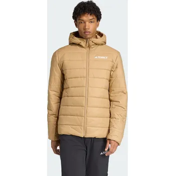 ADIDAS Zateplená bunda s kapucí Terrex Multi Essentials CLIMAWARM S KAŠTANOVÁ