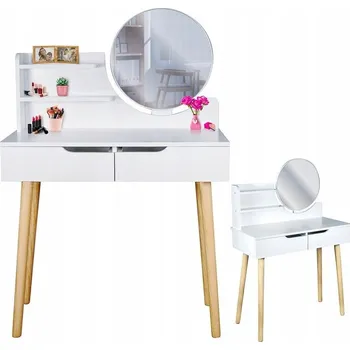 Toaletní stolek Pro-Tech shop Toaletní stolek Scandi 2, 120x40x80 cm, bílá 41265 CM-989252