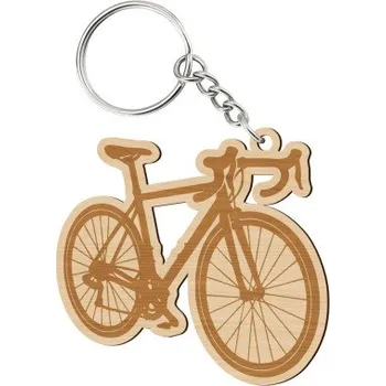 Žertovný předmět Jízdní kolo - přívěšek nebo klíčenka s gravírováním pro cyklistu- Tričkový.cz