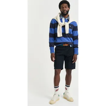 Pánské kraťasy ŠORTKY GANT RELAXED TWILL CARGO SHORTS BLACK