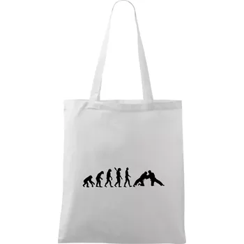Judo Evoluce - Taška bavlněná - 42 x 38 cm ( Bílá )