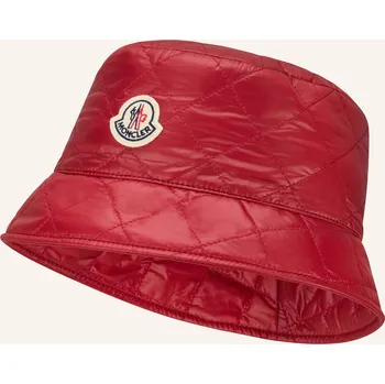Pokrývka hlavy Moncler Dámský Klobouk Bucket Hat, červená, S