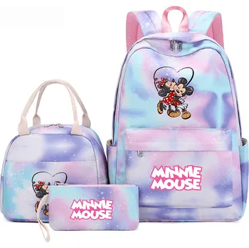 Školní sada s batohem Mickey a Minnie - 014