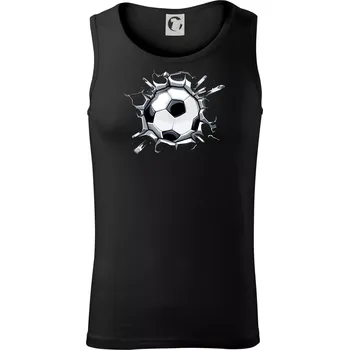 Fotbalový míč v triku - Tílko pánské Core - XL ( Černá )