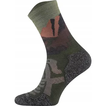 Ponožky Prodyšné Vlněné Trekové Horské 70% Merino COMODO 39-42