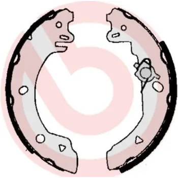 Brzdová čelist Sada brzdových čelistí BREMBO BRES24517