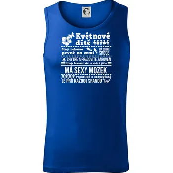 Narozeniny květen - Tílko pánské Core - XL ( Královská modrá )