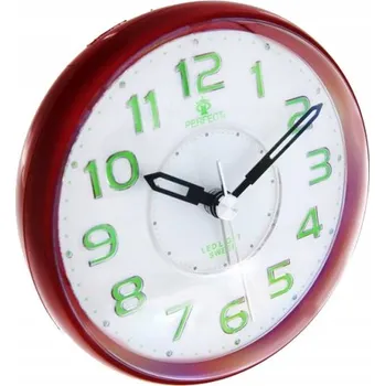 Budík Quartzový budík PERFECT 869 s plynulým chodem