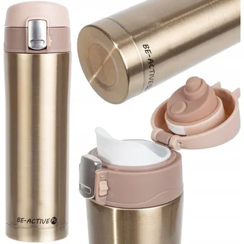 Termoska Termohrnek Be-active.pl TK14 400 ml zlatý