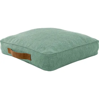 Taburet Kvadratický polštář PLUSZOVÝ taburet křeslo PERLOVÁ