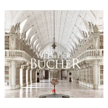 Diář Welt der Bücher - Bibliotheken-Kalender 2026 (DE)