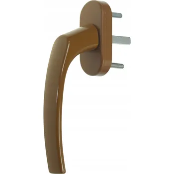 Okenní klika OKENNÍ KLIKA HLINÍKOVÁ PRO OKNA A BALKONOVÉ DVEŘE Astra RAL8008 OLIVOVĚ HNĚDÁ