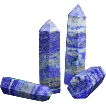 Přírodní krystal Lapis Lazuli Modrý kámen 5–6 cm Dekorační minerál Leštěný kámen pro sběratele Relaxace Harmonizace energie