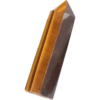 Přírodní krystal křemene Tygří oko 5–6 cm Ochranný minerál Hladký leštěný kámen 30 g Polodrahokam Dekorace Meditační pomůcka