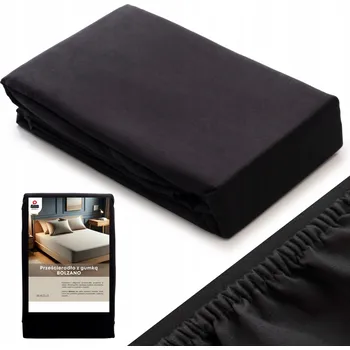 Prostěradlo Prostěradlo s gumou Łóżkoholicy bavlněný satén 180 x 200 cm