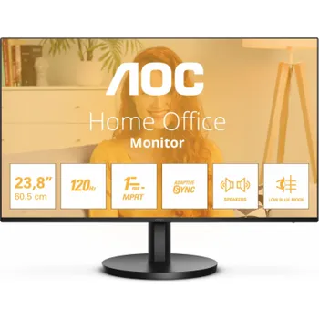 Monitor AOC 24B3QA2 23,8\" IPS 1920x1080 20M:1 4ms 300cd HDMI repro černý