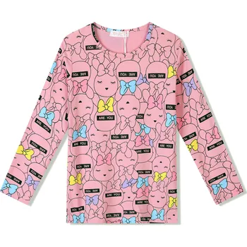 Dívčí tričko Dívčí tričko - KUGO KC2360, světle růžová Barva: Růžová, Velikost: 98