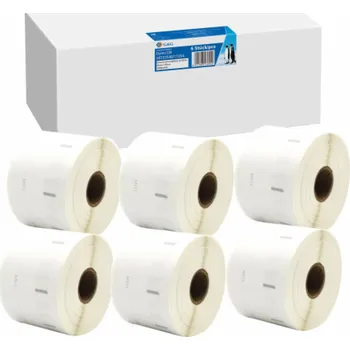 Speciální papír 6x G&G Etiketten 32mm x 57mm sw- komp. m. Dymo 11354/ s0722540