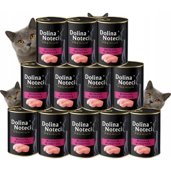 Krmivo pro kočku Mokré krmivo pro kočky Dolina Noteci Premium krůta sada 12 x 400 g