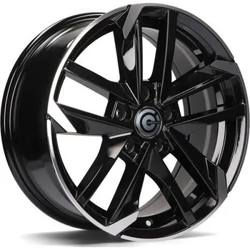 Alu kolo Carbonado Alu Kola Carbonado RENNES 7.5x17 5x108 ET45 Black Front Polished 65.1