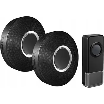 Domovní zvonek Bezdrátový zvonek GETI s dosahem 300 m a hlasitostí 4 dB