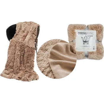 Prostěradlo Přehoz DOMAREX polyester 200 cm x 150 cm béžový