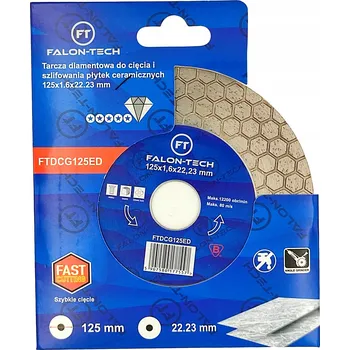 Řezný kotouč Řezací kotouč Falon-Tech FTDCG125ED 125 x 22,2 mm