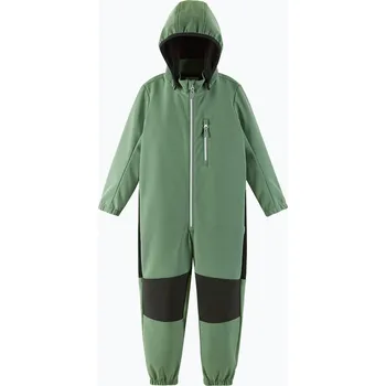 Kojenecká kombinéza Dětská softshellová kombinéza Reima Nurmes deeper green clay