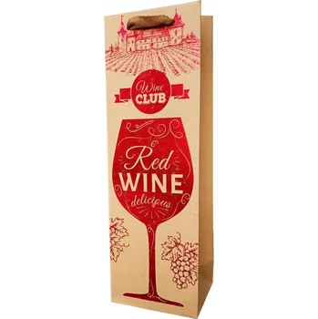Dárková taška Dárková taška na víno – 36×13×8 cm