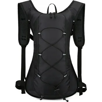 turistický batoh BATOH NA KOLO TURISTICKÝ LEHKÝ PROFILOVANÝ ČERNÝ VODĚODOLNÝ 12,5L