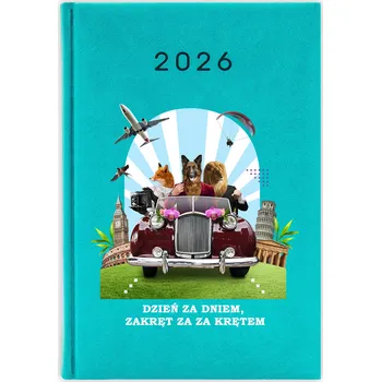 Kalendář Knižní kalendář 2026 A5 modrý