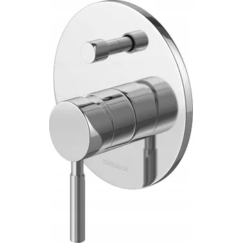 Vodovodní baterie Podomítková vanová a sprchová baterie Kohlman Roxin, stříbrná