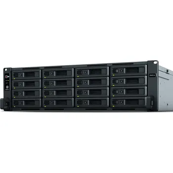 Ukládání dat Synology RackStation RS4021XS+ datový server, Rackový server (3U) pro ukládání dat, Kabelová LAN, Černý, D-1541