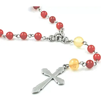 Náhrdelník Náhrdelník Růženec karneolový