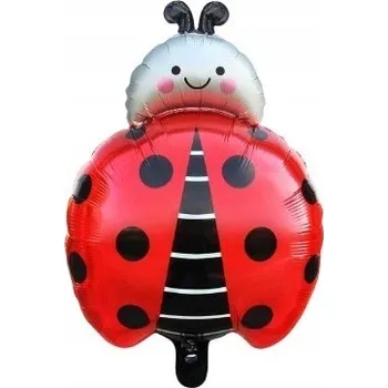 Balónek Foliový balónek Beruška zvířátka 47x70 cm balónky pro děti zoo