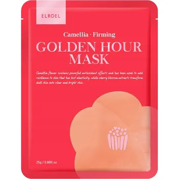 Pleťová maska Elroel Golden Hour Mask zpevňující pleťová maska Camellia 25g