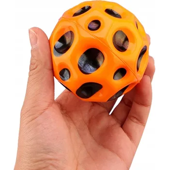 Dětský míč MÍČ METEORIT PĚNOVÝ VYSOCE SKÁKACÍ SENZORICKÝ BAREVNÝ