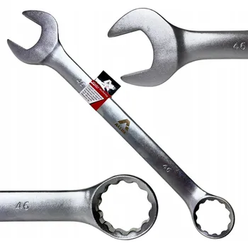 Klíč KLÍČ PLOCHÝ OČKOVÝ 46mm OCEL CRV KLÍČ PLOCHO-OČKOVÝ Cr-V SILNÝ PEVNÝ