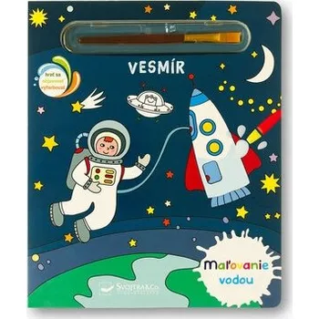 omalovánky Maľovanie vodou Vesmír