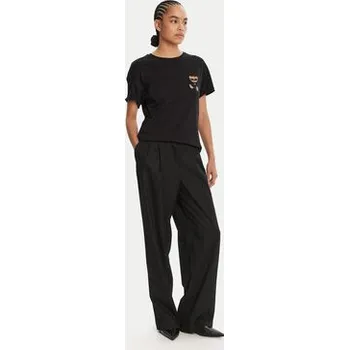 Pánské tričko Liu Jo T-Shirt MF5416 JS923 Černá Regular Fit M