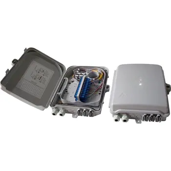 Rozvaděč XtendLan plastový rozvaděč pro FTTH aplikace, 24 SC odboček, 2 kabelové porty, venkovní