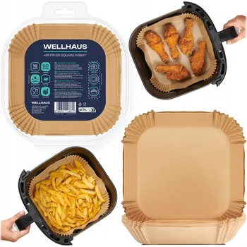Obraz 50x ORGANIZÉR DO HORKOVZDUŠNÉ FRITÉZY AIR FRYER PAPÍR 16 cm WELLHAUS