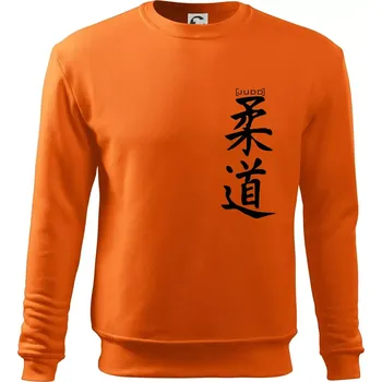 Pánská mikina Judo nápis japan - Mikina Essential pánská - M ( Oranžová )