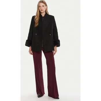 Dámský kabát Rinascimento Vlněný kabát CFC0126222003 Černá Slim Fit S