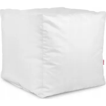 Taburet Taburet na sezení Zahradní CUBO křeslo BÍLÝ