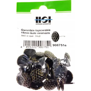 Hřebík Čalounické hřebíčky 15mm 30ks Kované Renesance HSI