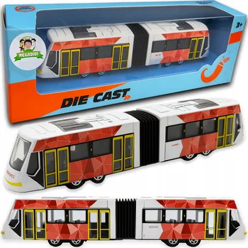 Obraz MEGADIDI TRAMVAJ pohon TRAMVAJOVÝ VŮZ 19 cm moderní MODERNÍ kovový