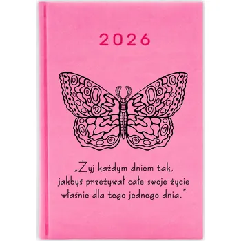 Kalendář Knižkový kalendář 2026 A5 růžový